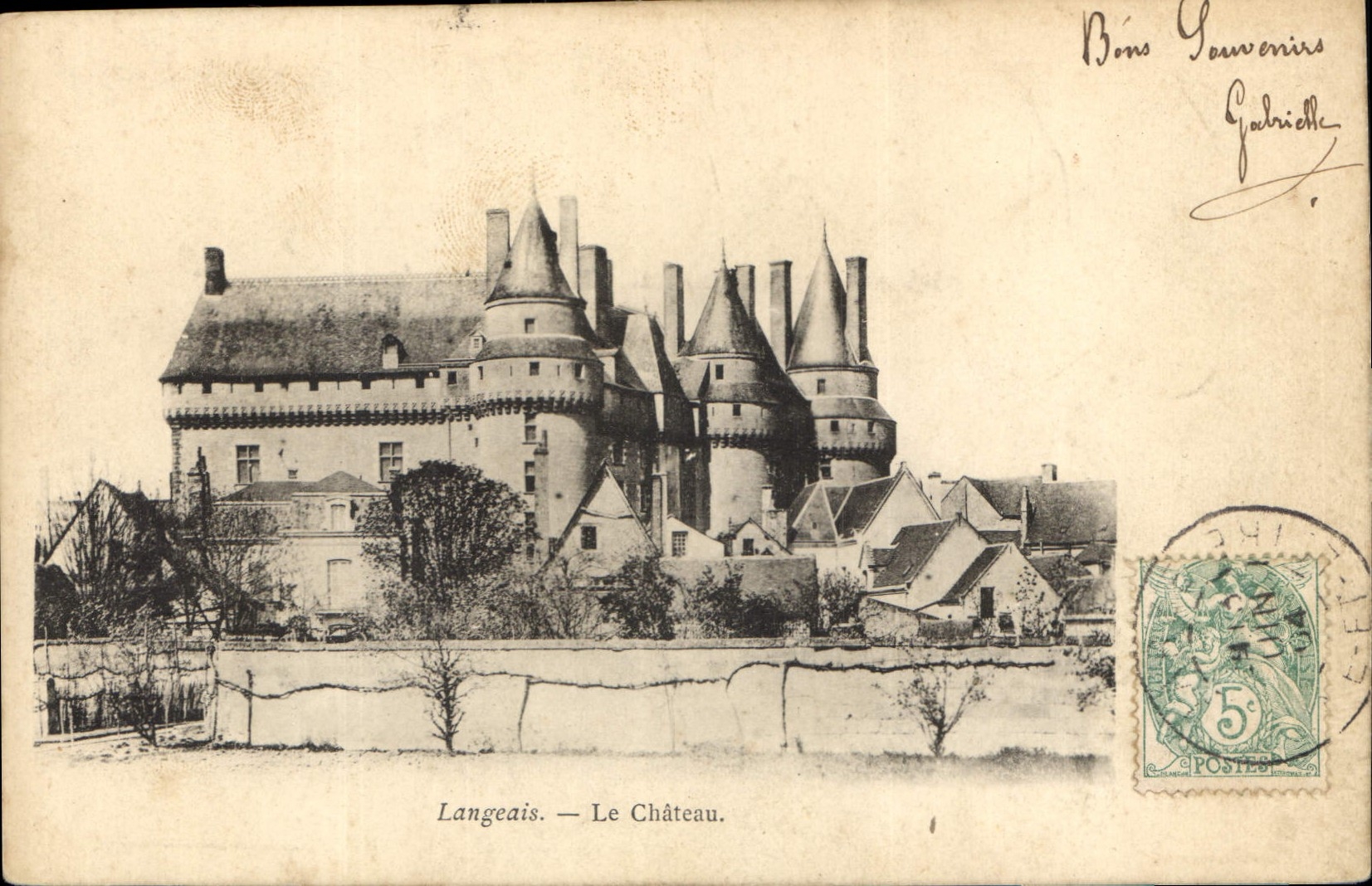Langeais — Le Château — Éditeur Gabriel