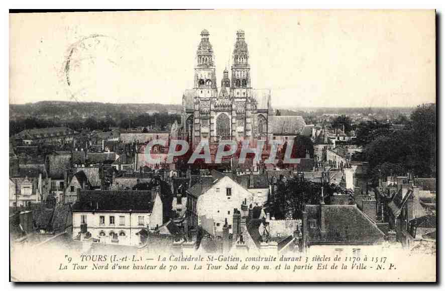 CPA Tours La Cathedrale St Gatien 