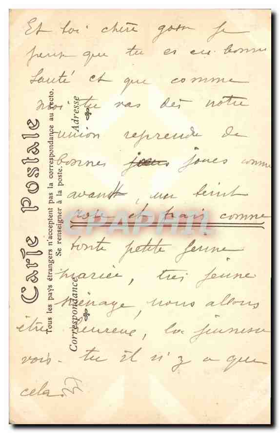 CPA Langeais Porte d'Entree du Chateau  — Rückseite