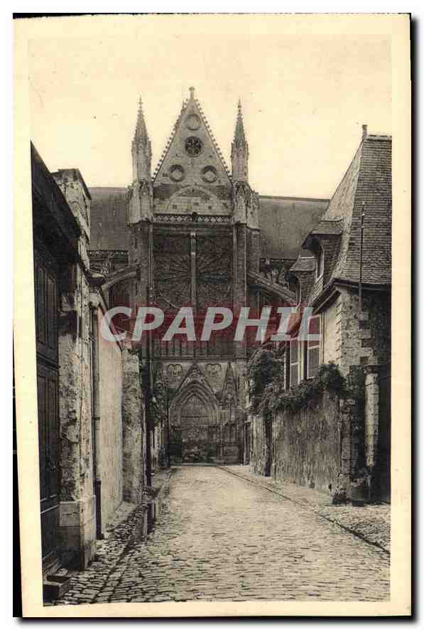 CPA Tours Cathedrale Croisillion Nord 
