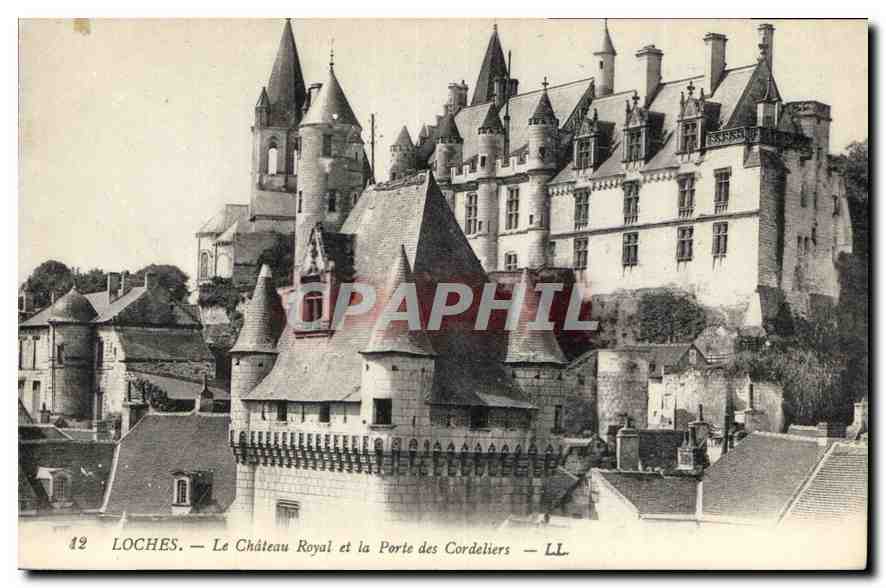 CPA Loches Le Chateau et le Porte des Cordeliers 