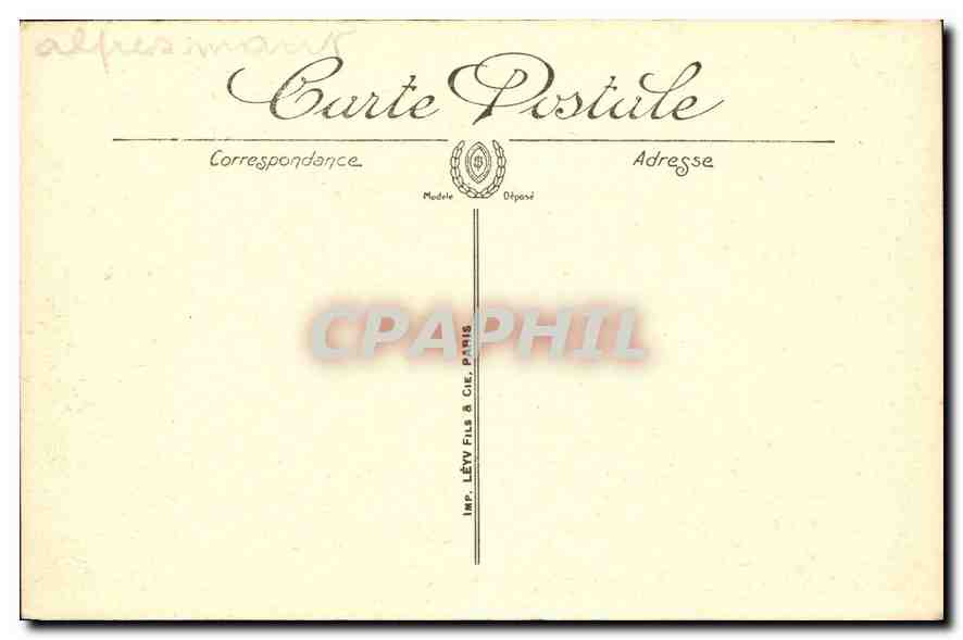 La Côte d'Azur — Golfe Juan — LL. — Verso