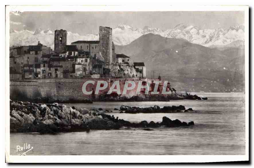 CPA Antibes et la chaine des Alpes 