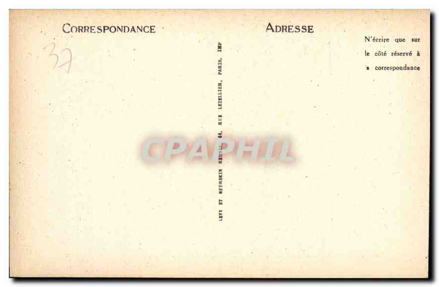 CPA Langeais Le Chateau La Salle des Gardes  — Rückseite