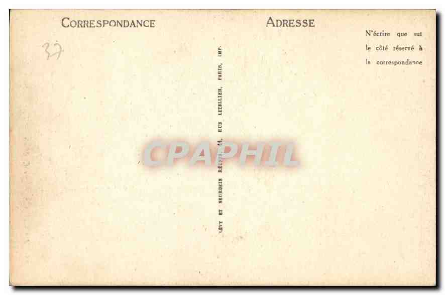 CPA Langeais Le Chateau Une Porte  — Rückseite