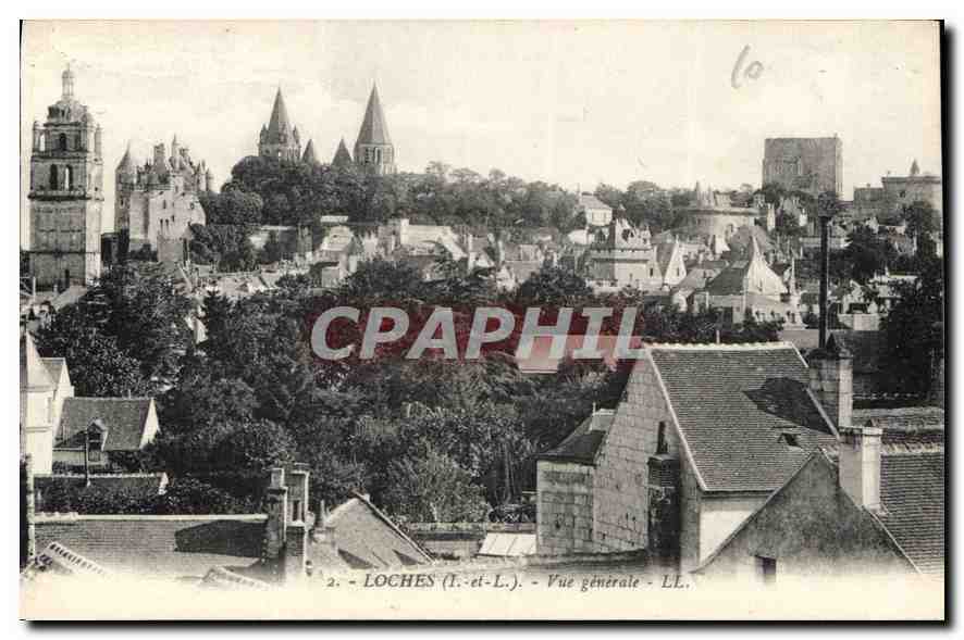 CPA Loches Vue Generale 