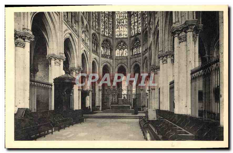 CPA Tours Cathedrale Choeur 