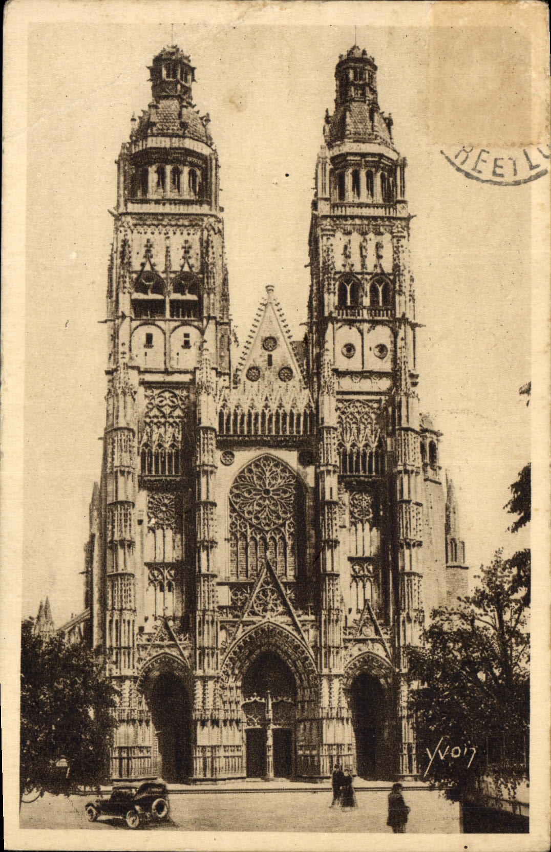 CPA Tours La Cathedrale St Gatien 