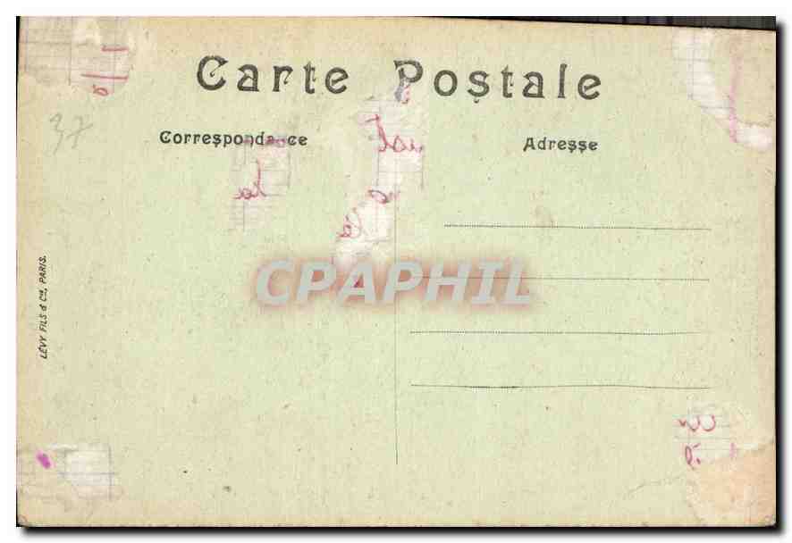 CPA Tours Le Theatre Nunicipal  — Rückseite