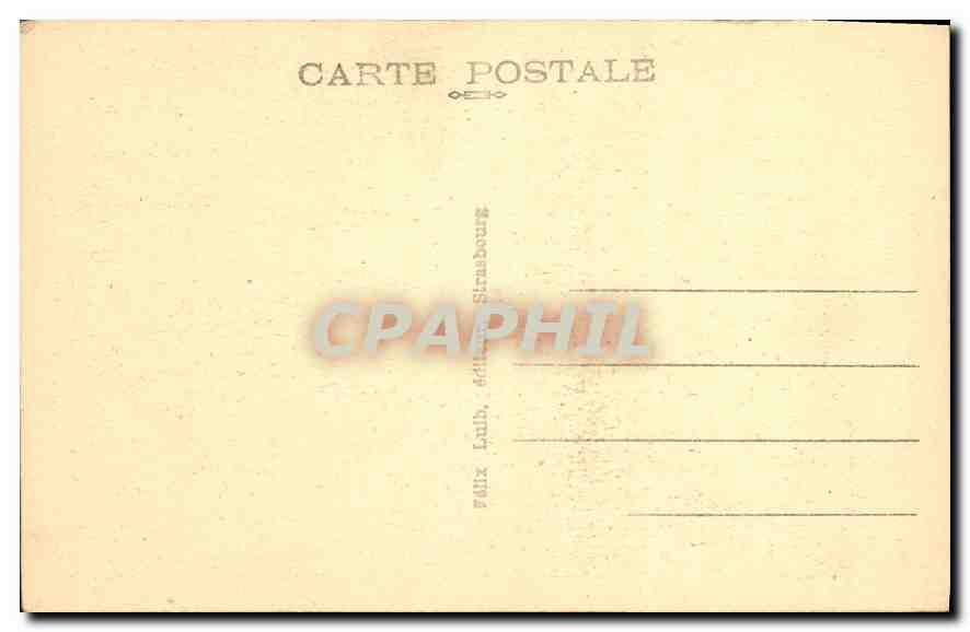 CPA Mont Sainte Odile  — Verso