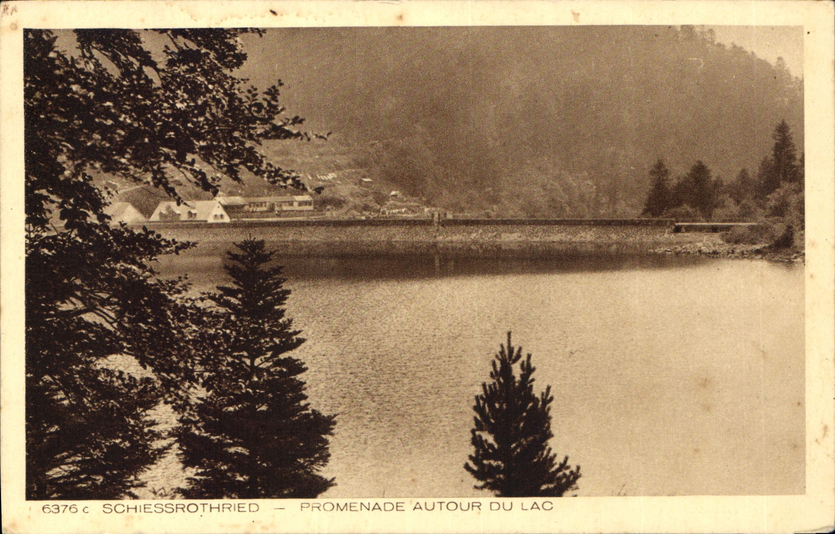 CPA Schiessrothried Promenade autor du lac