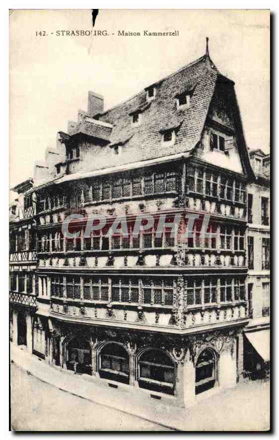CPA Strasbourg Maison Kammerzell 