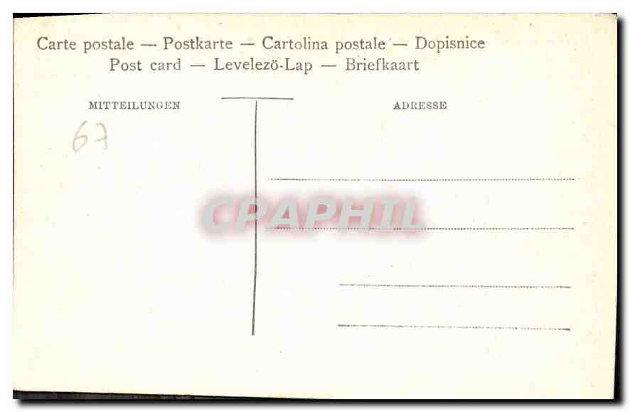 CPA Strasbourg Pont du chemin de fer sur le RHin pres kehl  — Rückseite