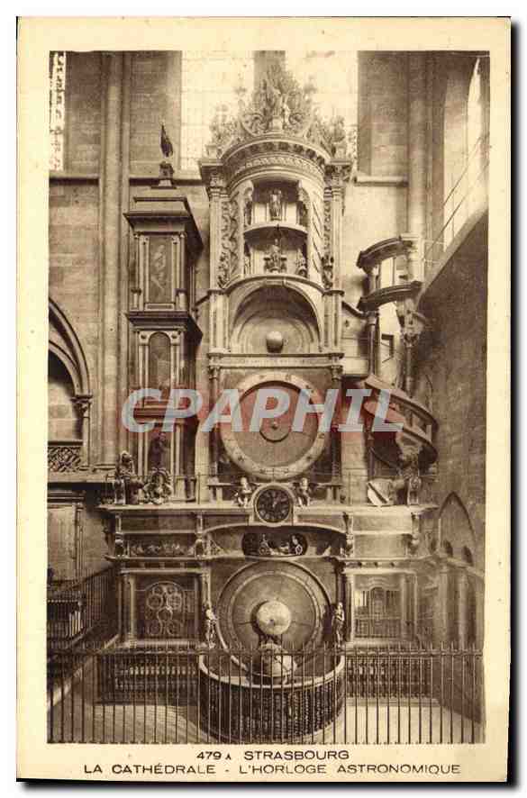 CPA Strasbourg La Cathedrale L'Horloge Astronomique 
