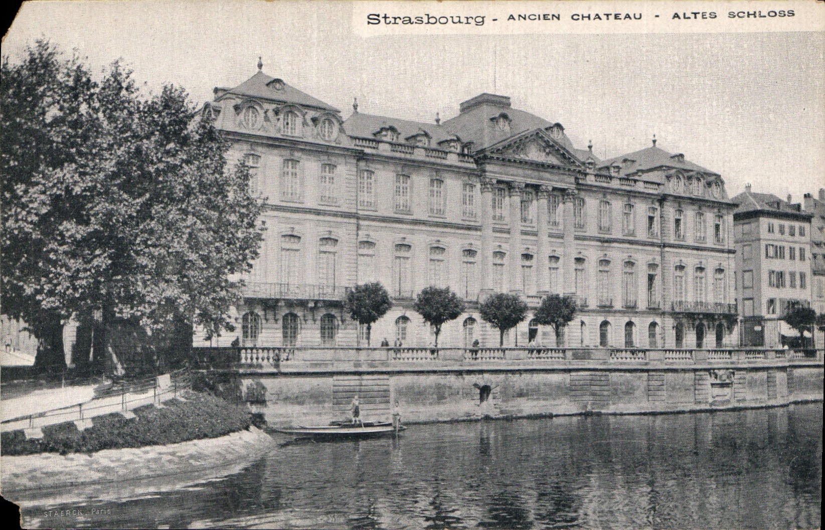 CPA Strasbourg Ancien Chateau altes Schloss 