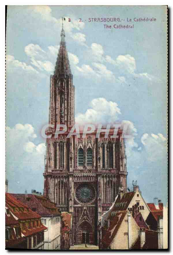 CPA Strasbourg la Cathedrale 