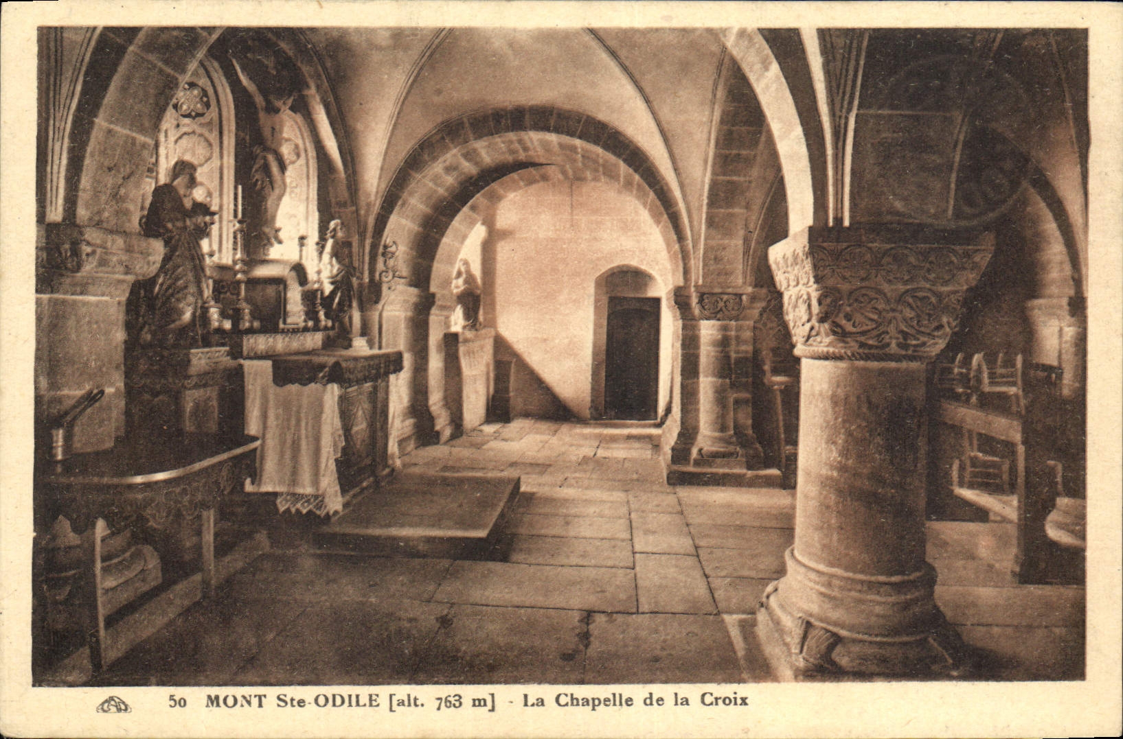 Mont Ste-Odile — La Chapelle de la Croix — Châlaisienne des Arts Photographiques, Strasbourg