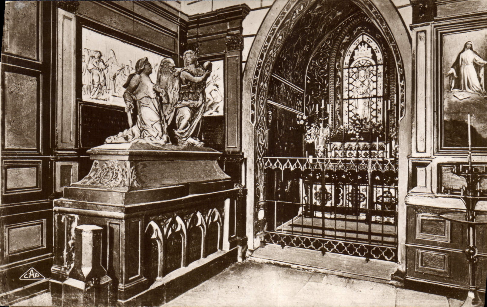 CPA Mont Ste Odile Le Tombeau de ste Odile