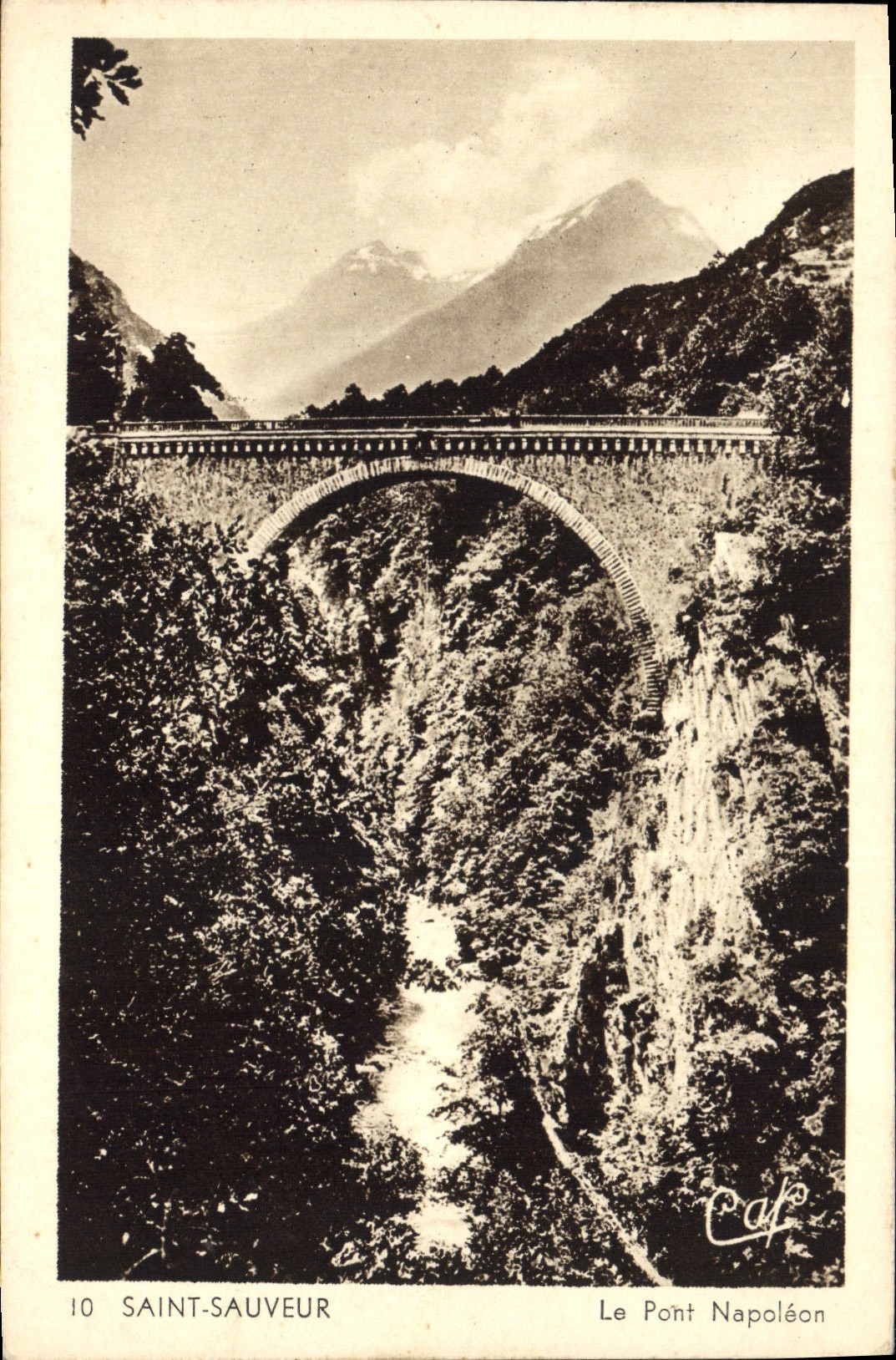 CPA St Sauveur Le Pont Napoleon 
