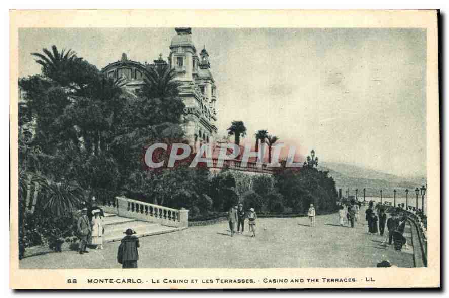 CPA Monte Carlo Les Terrasses et le Casino 