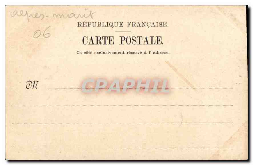 CPA Souvenir De Monte Carlo Casino tir au pigeon  — Rückseite