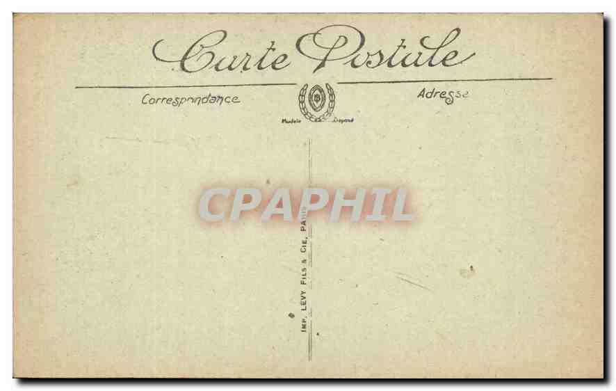 CPA Ligne de sud viadue de la Cagne et le Baou de Saint Jeannet  — Rückseite
