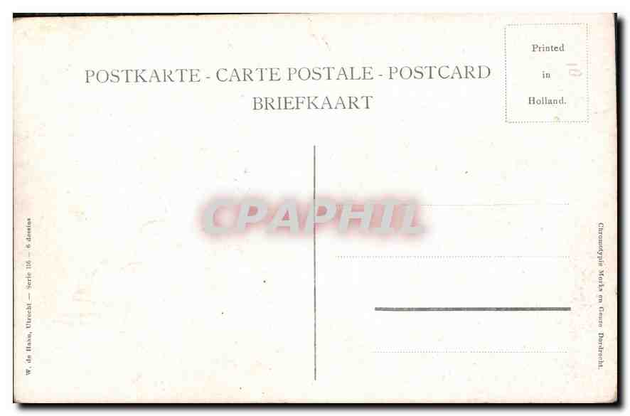 CPA Arbre — Verso