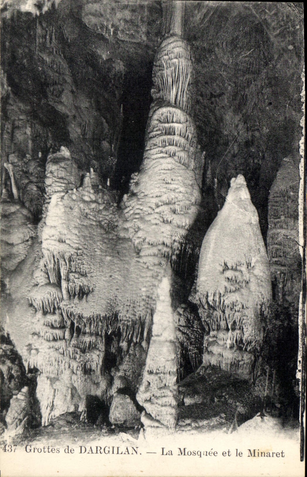 CPA Grottes de Dargilan La Mosquee et le Minaret 