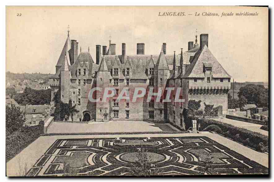 CPA Langeais Le Chateau facade meridionale 