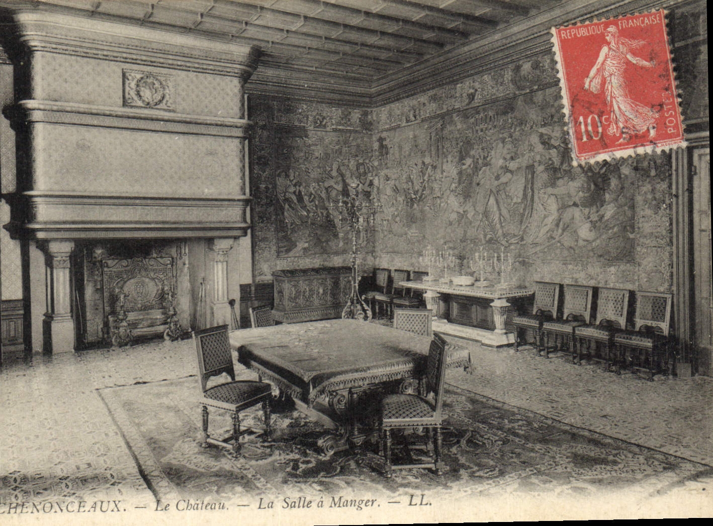 CPA Chenonceaux Le Chateau La Salle a Manger 