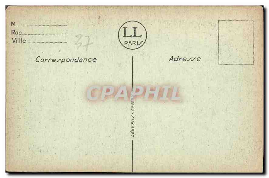 CPA Langeais Le Chateau   — Verso