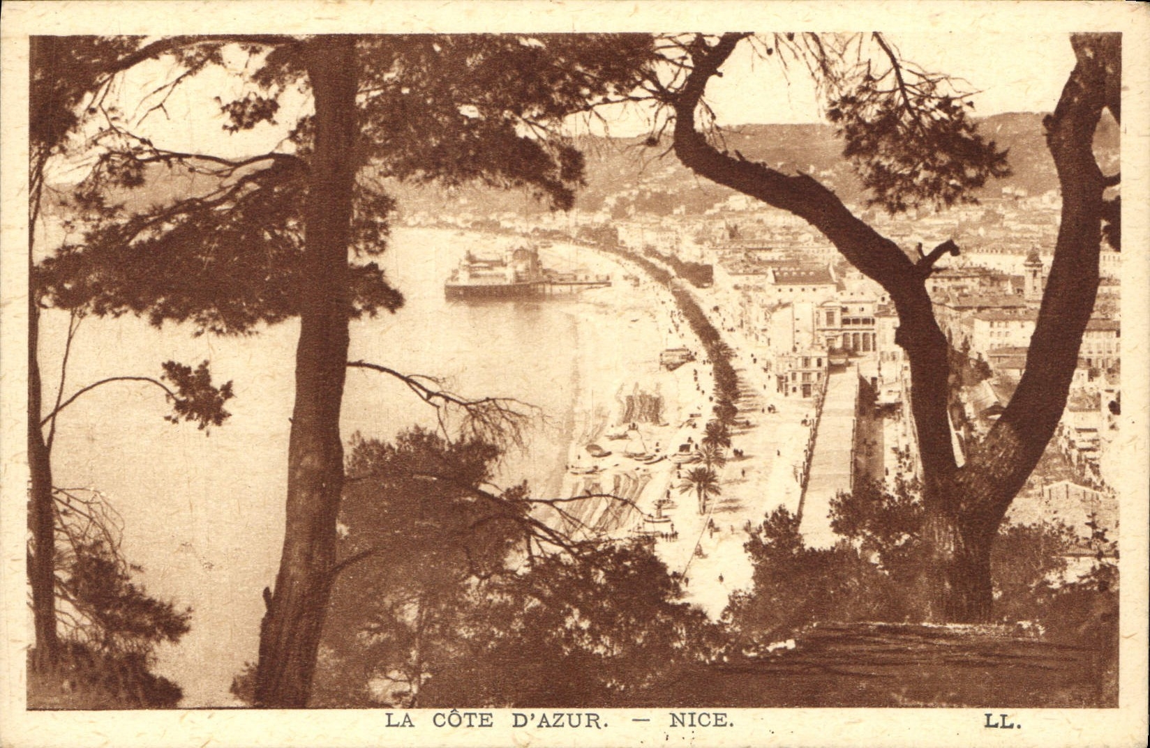CPA La Cote d'Azur Nice 