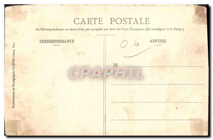 CPA Cannes Ile Ste Marguerite Prison du Masque de Fer  — Rückseite