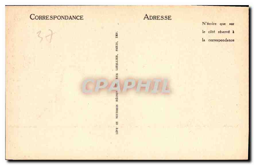 CPA Langeais Tapisserie  — Rückseite