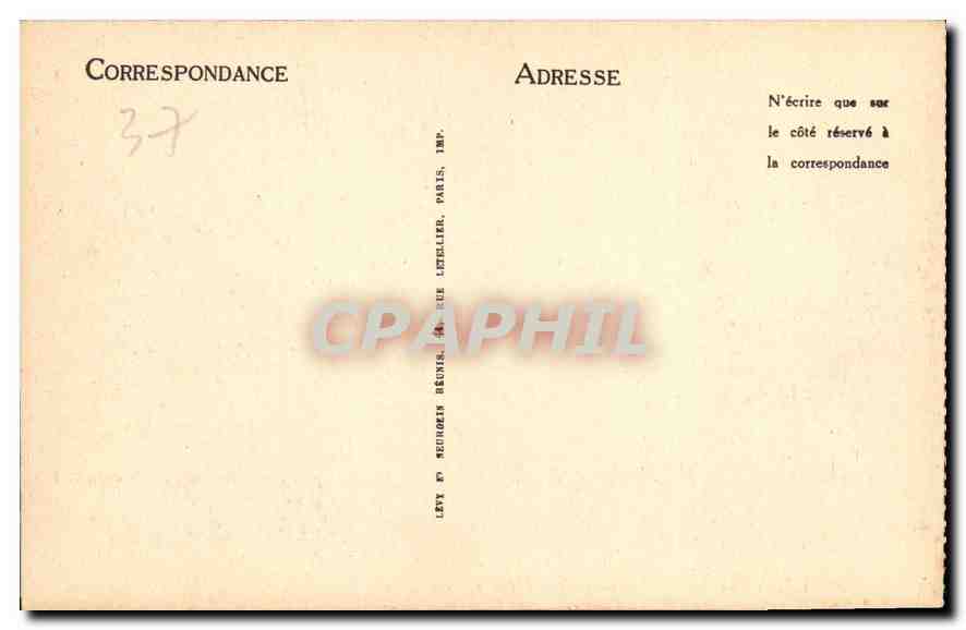 CPA Langeais  Le Chateau La Salle des Gardes   — Verso