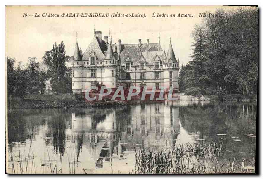 CPA Le Chateau d'Azay Le Rideau l'Indre en Amont 