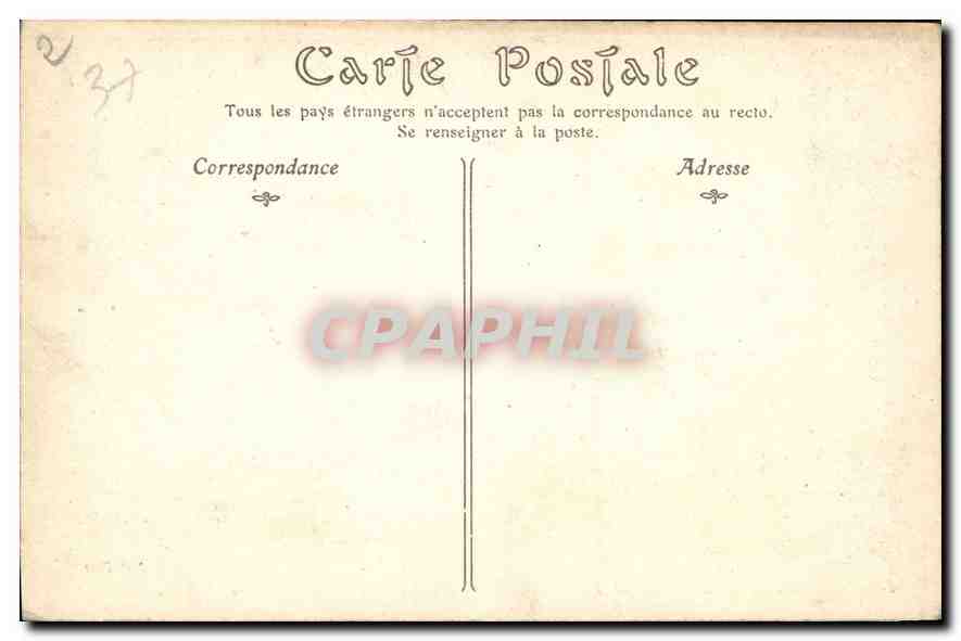 CPA Chateau d'Amboise La Chase de Saint Hubert de sus de la Porte de la Chapelle  — Rückseite