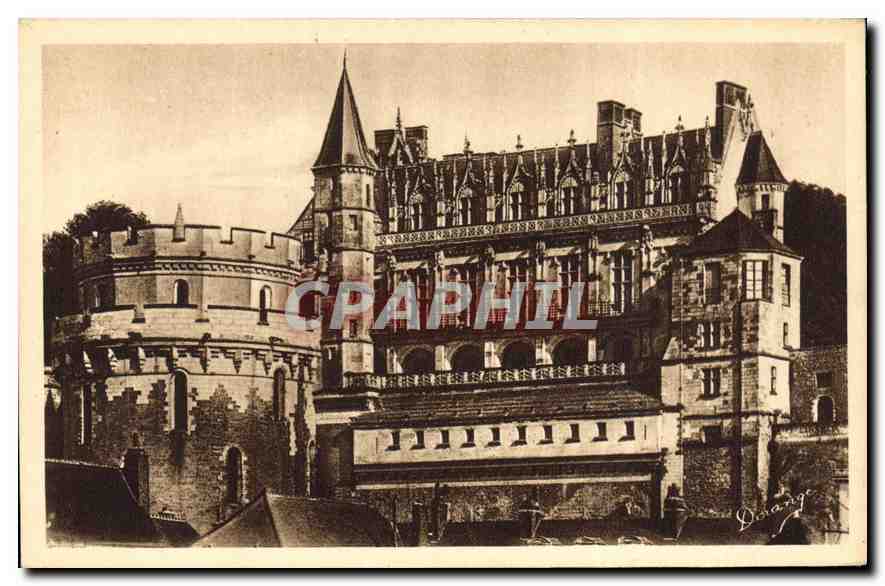 CPA Amboise Le Chateau Monument historique bati par Charles VII et Louis XIII 