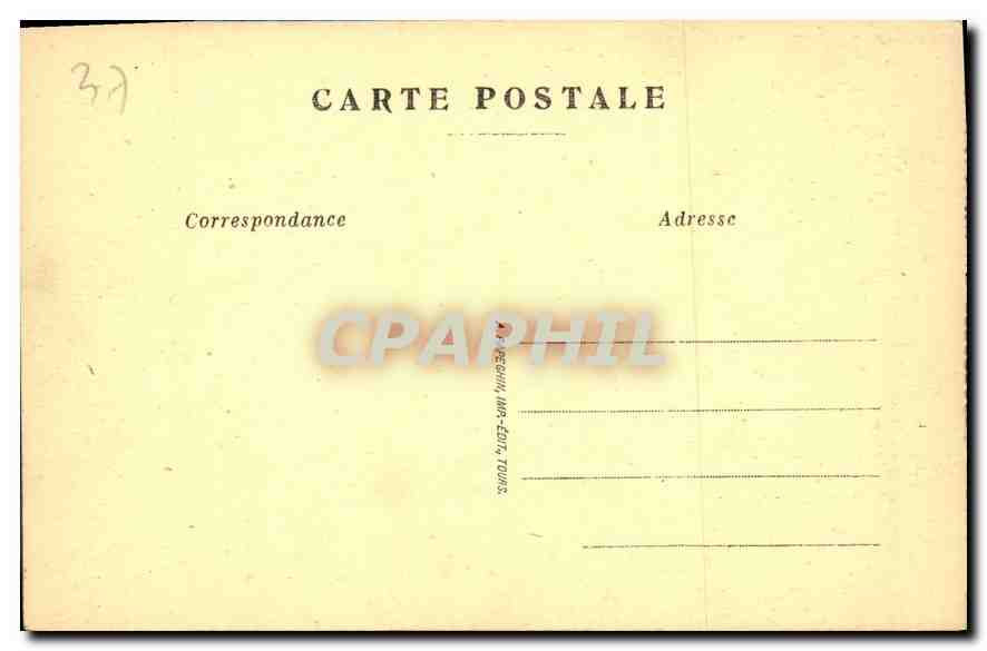 CPA Langeais Le Chateau Facade Ouest  — Rückseite