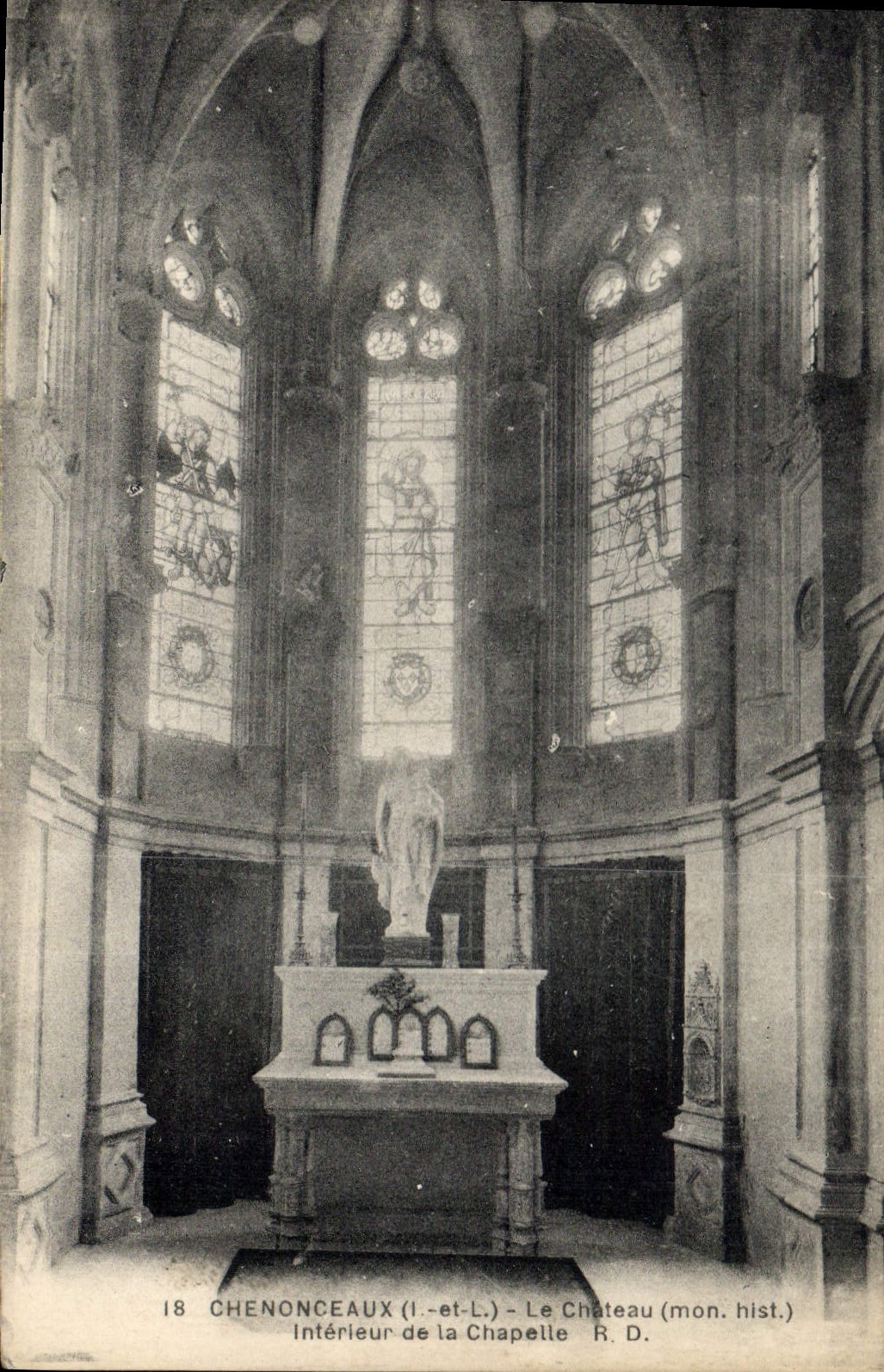 CPA Chenonceaux Le Chateau Interieur de la Chapelle 