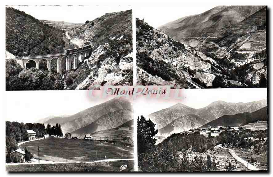 CPA Mont Louis viaduc de la Cabanasse Vallee de la Tet Clos Cerdan La Citadelle 