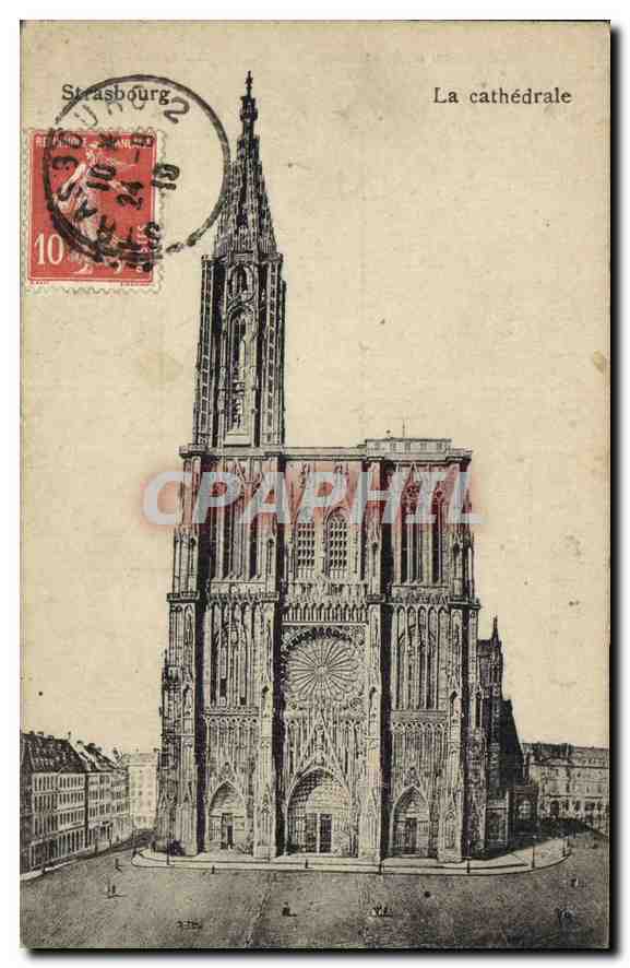 CPA Strasbourg La Cathedrale 