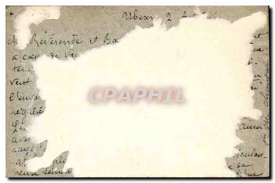 CPA Vitrail de Georges Janin Don du Marechal Lyautey a l'eglise de Crevic — Verso