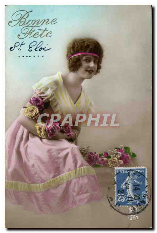 CPA Bonne Fete Femme