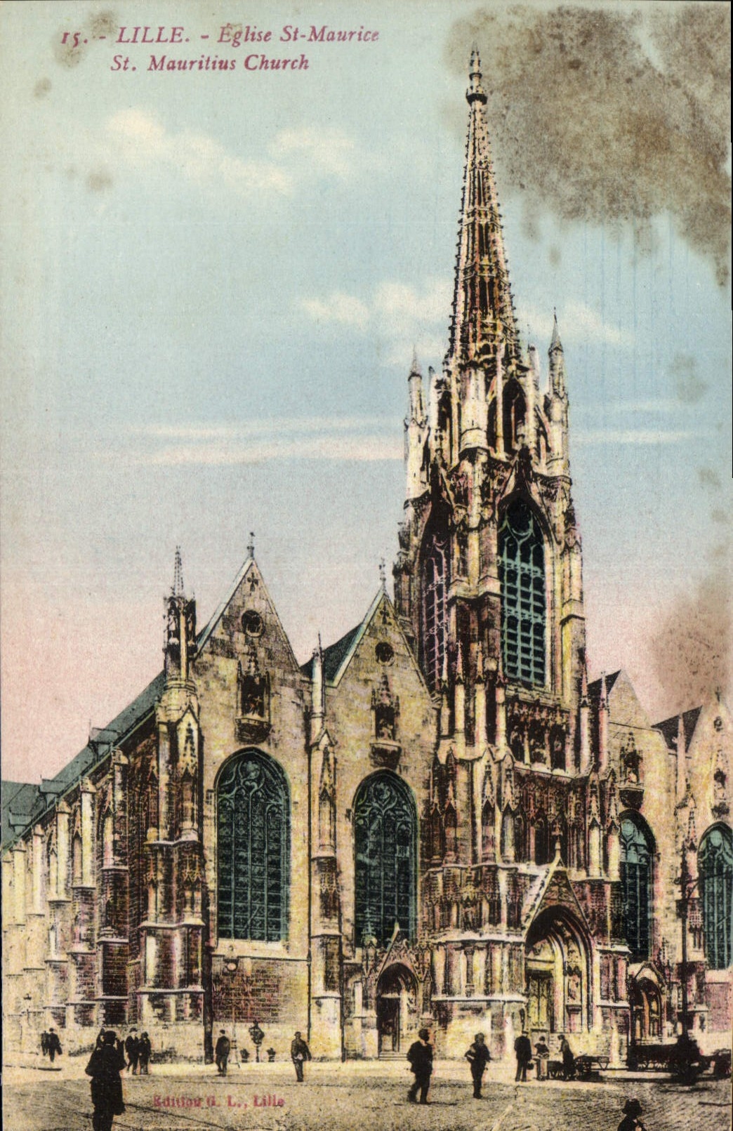 CPA Lille Eglise St Mourice St Maurilius Church 