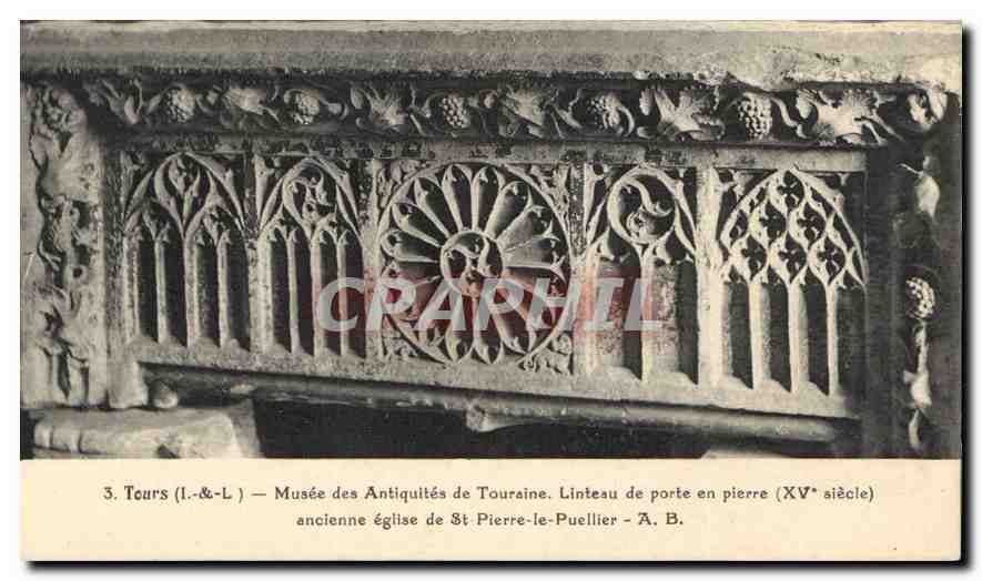 CPA Tours Musee des Antiquites de Tourraine 