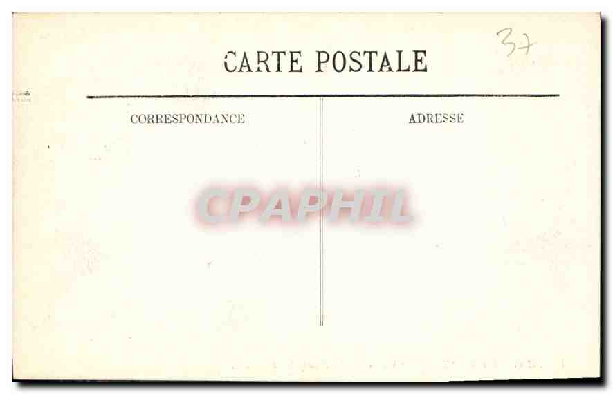CPA Azay le Rideau Le Chateau La Facade Nord  — Verso
