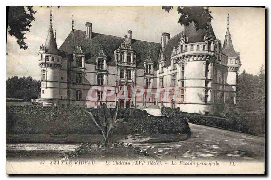 CPA Azay le Rideau Le Chateau 