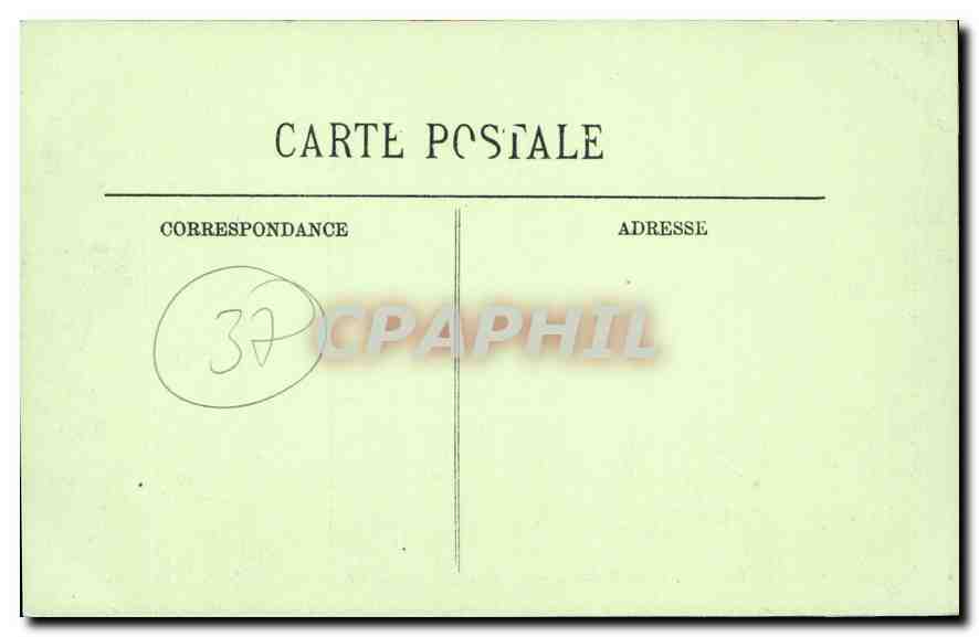 CPA Chenonceaux le Chateau Le Grand Allee  — Rückseite