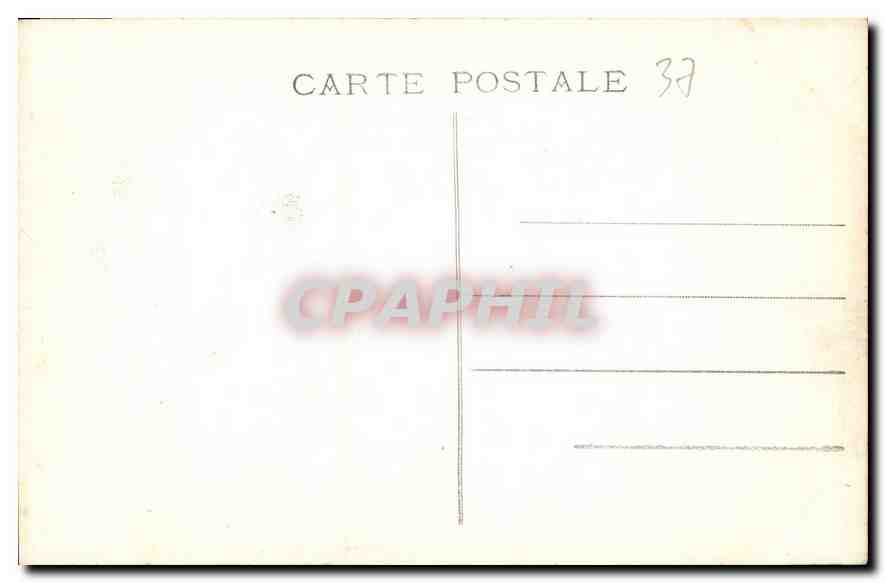 CPA Loches Chateau Royal Porte de l'Oratoire d'Anne de Bretagne   — Rückseite